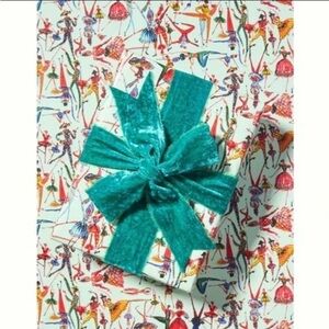 2 Rolls Anthropologie  Pauline de Roussy de Sales Wrapping Paper Nut Cracker